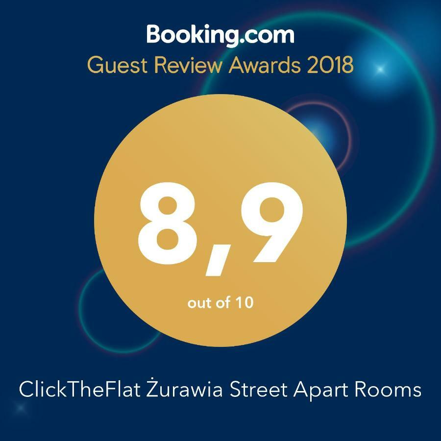 ורשה Clicktheflat Zurawia Street Apart Rooms מראה חיצוני תמונה